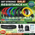 Professional Full Body Resistance Band Gym Kit  – Portable Home Gym for Men & Women
