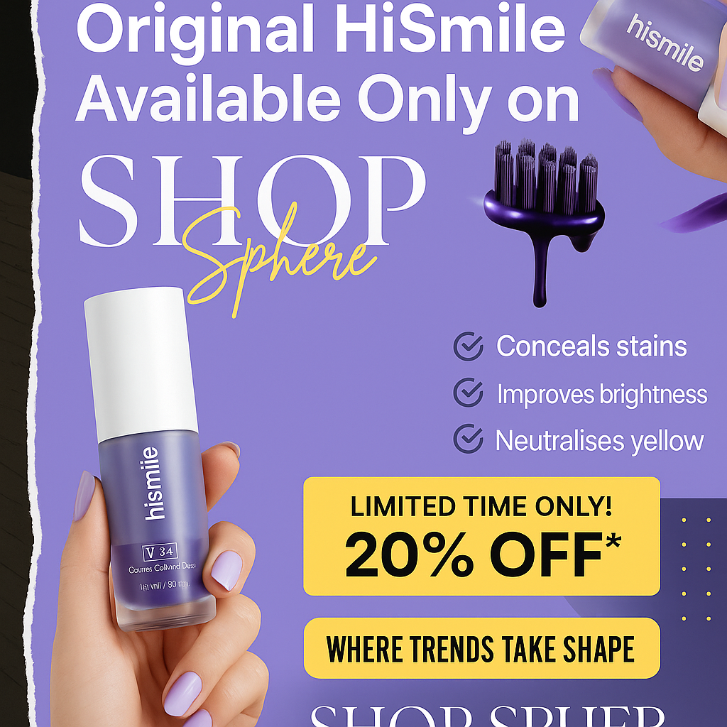HiSmile V34™ – No More Yellow Stains, Just Bright Smiles