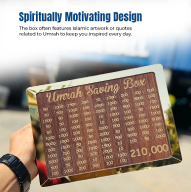 8mm High Quality Acralic Umrah Saving Box - ( Unassembled ) Self Assembled Easily