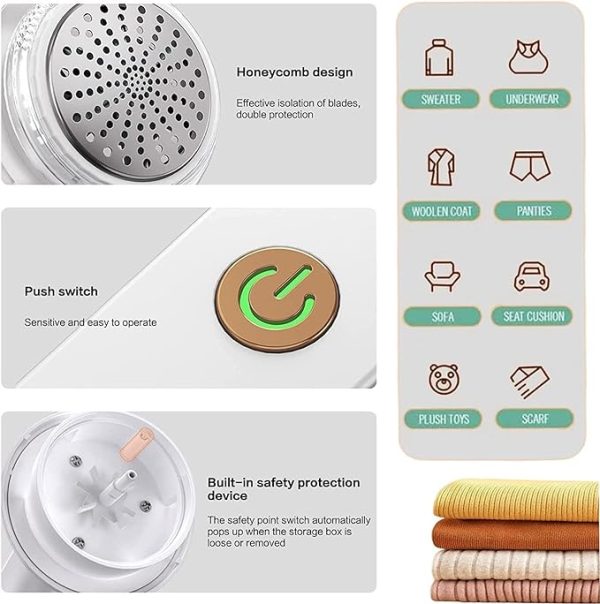 Electric Lint Remover Rechargeable Plush Clothing Razor Remover